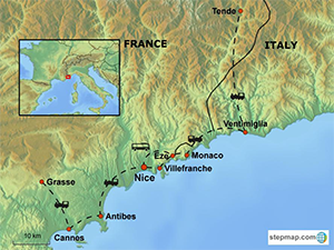 Riviera Map